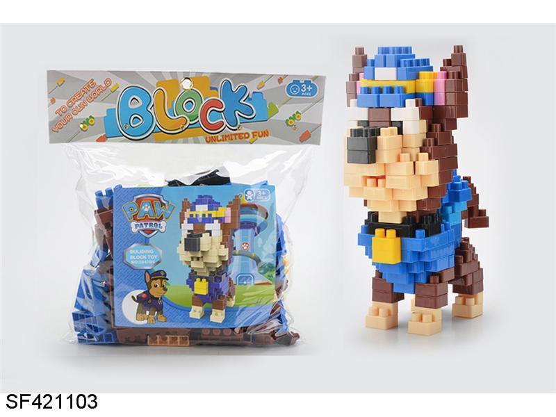 狗狗巡逻队-牧羊犬CHASE-阿奇大颗粒积木（175PCS）
