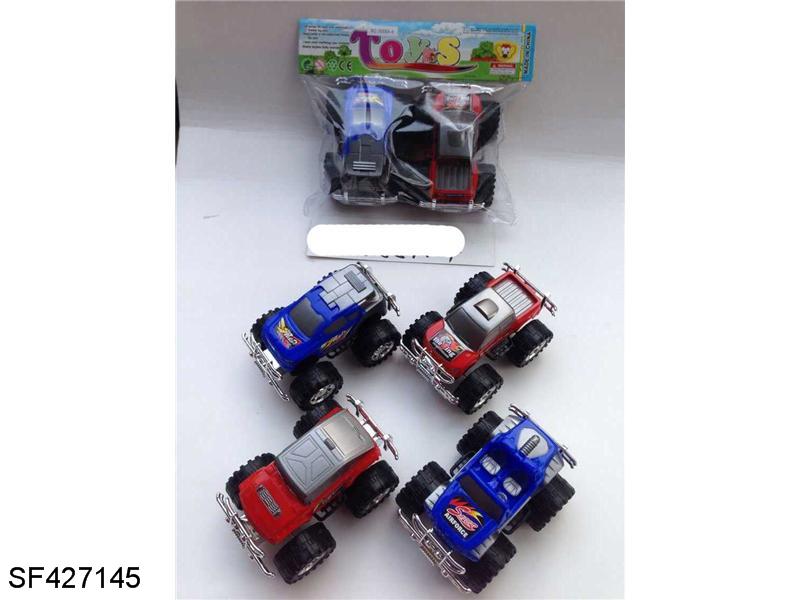 惯性车(2色4款混装)2只装