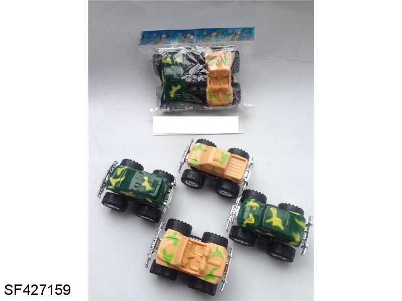 迷彩惯性车(2色4款混装)2只装