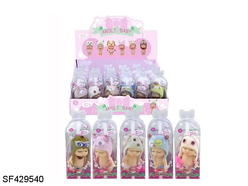 (迷你世界）3寸喝水尿尿动物海洋宝宝加水瓶6款混装24PCS