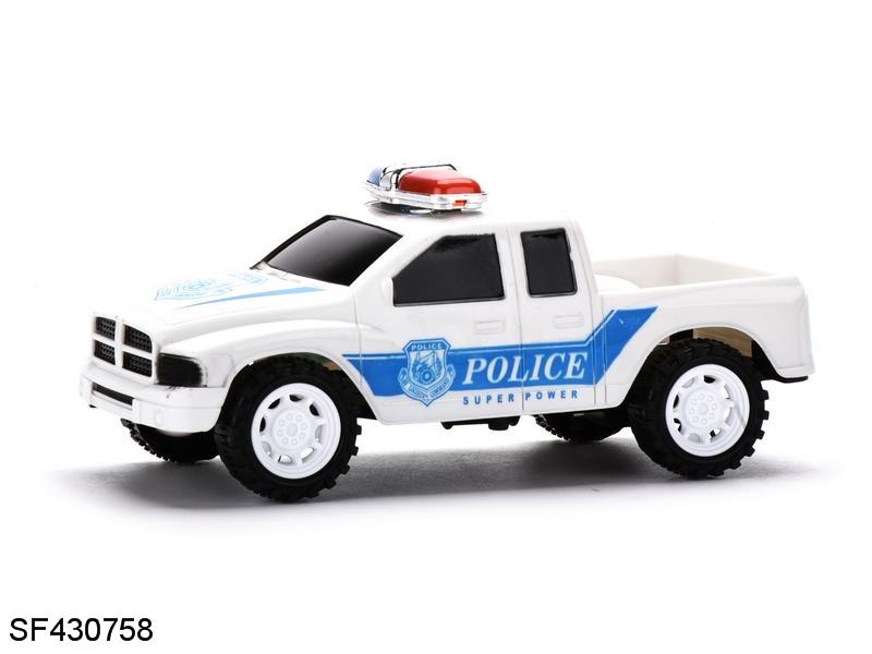 惯性小轮皮卡警车
