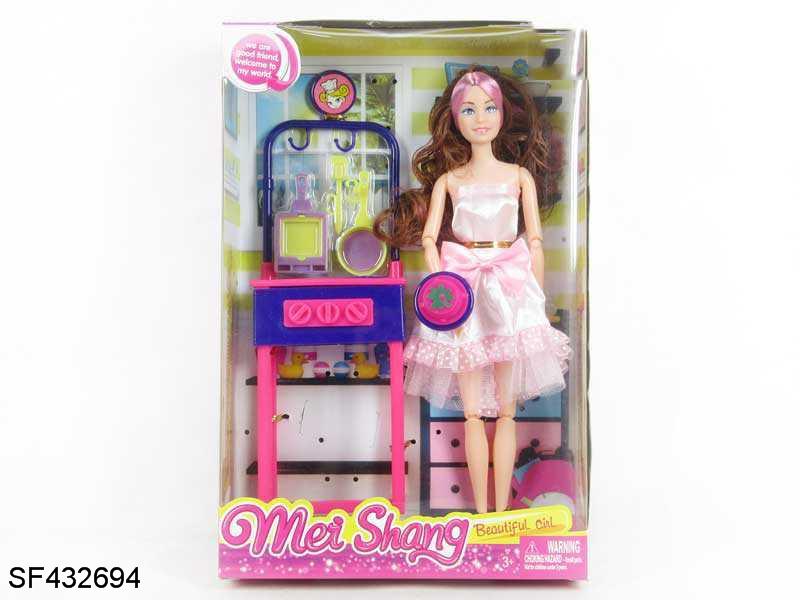 11.5寸12关节实身时装芭比带烤炉带烤具
