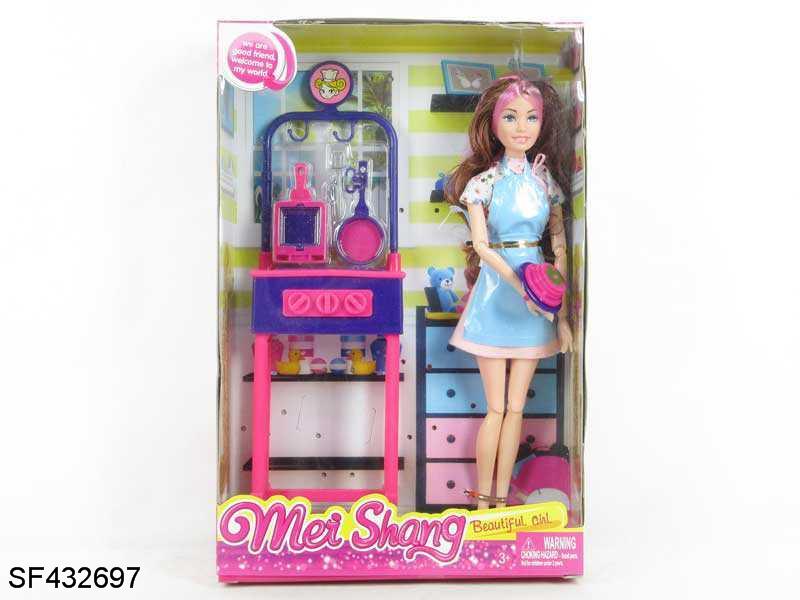 11.5寸12关节实身时装芭比带烤炉带烤具