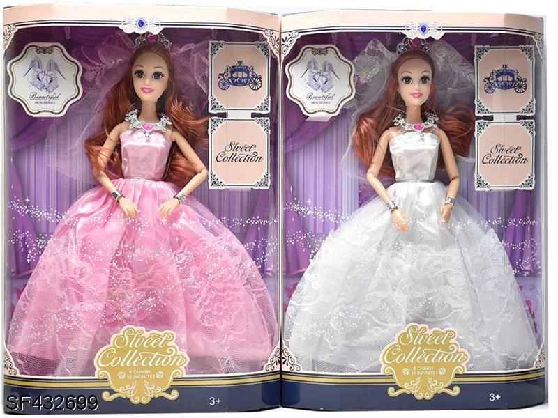 11.5寸实身9关节婚纱新娘（两款式混装）