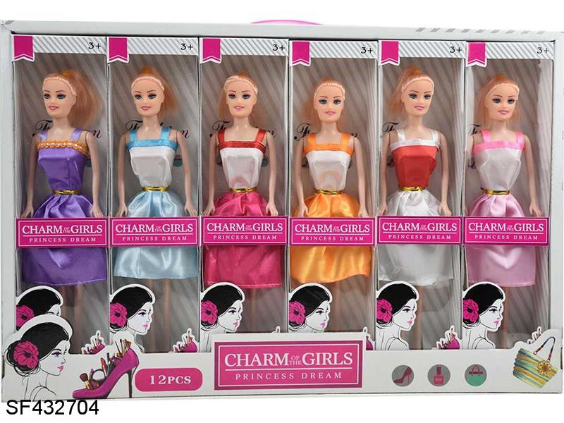 11.5寸实身芭芘娃娃（12只装）