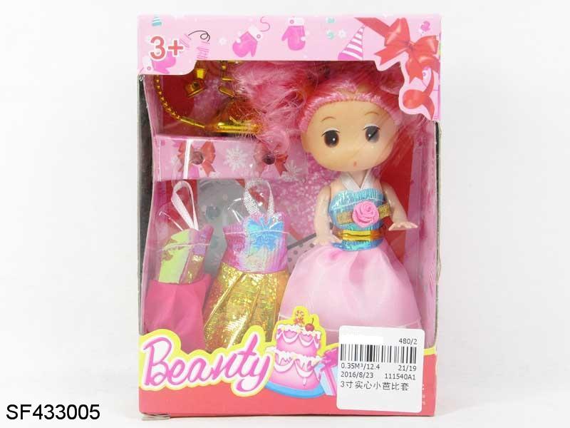 三寸实身迷糊公主带衣服配件