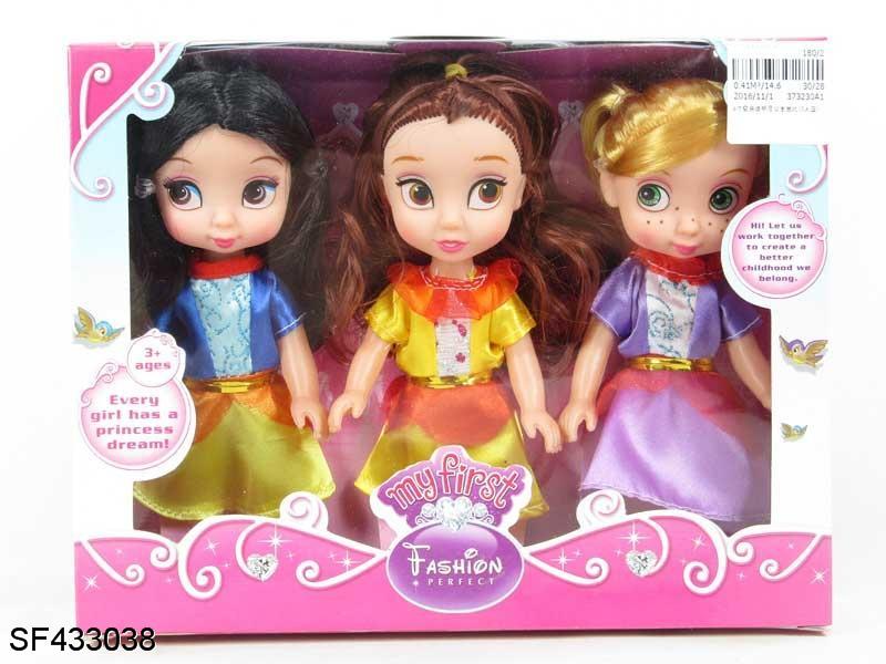 6寸空身迪士尼芭比三款混装