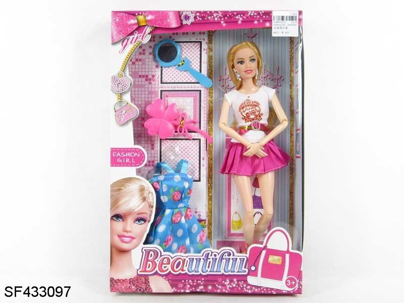 12关节实身芭比带配件带饰品