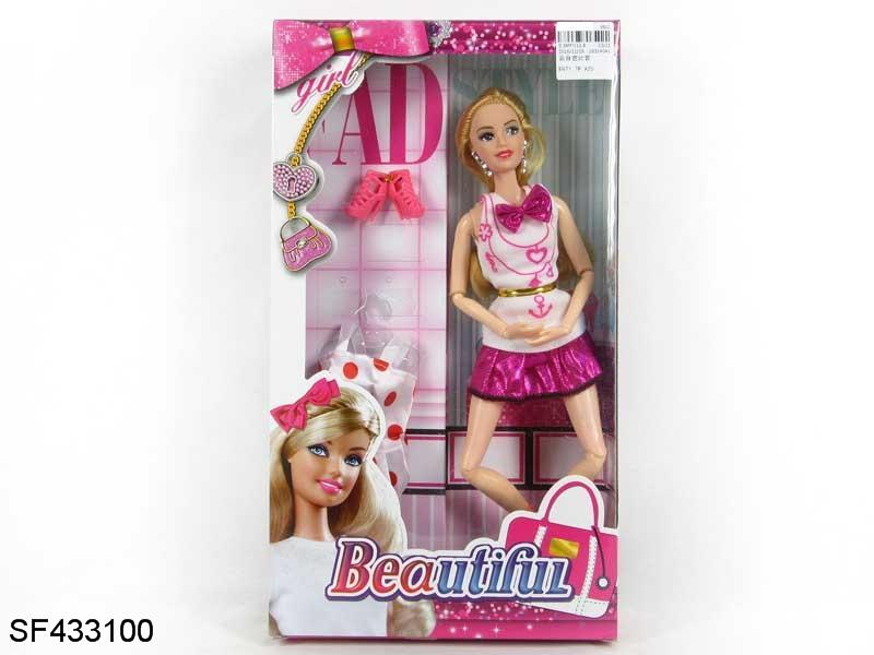 12关节实身芭比带配件带饰品