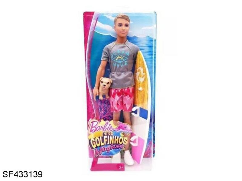 11.5寸6关节实身男人冲浪芭比