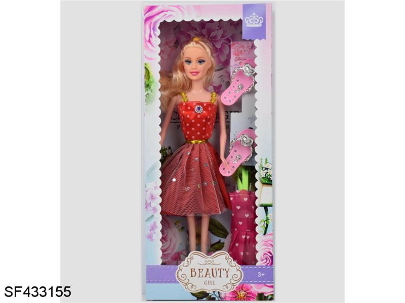 11.5寸实身时装公主芭比带鞋子带衣服