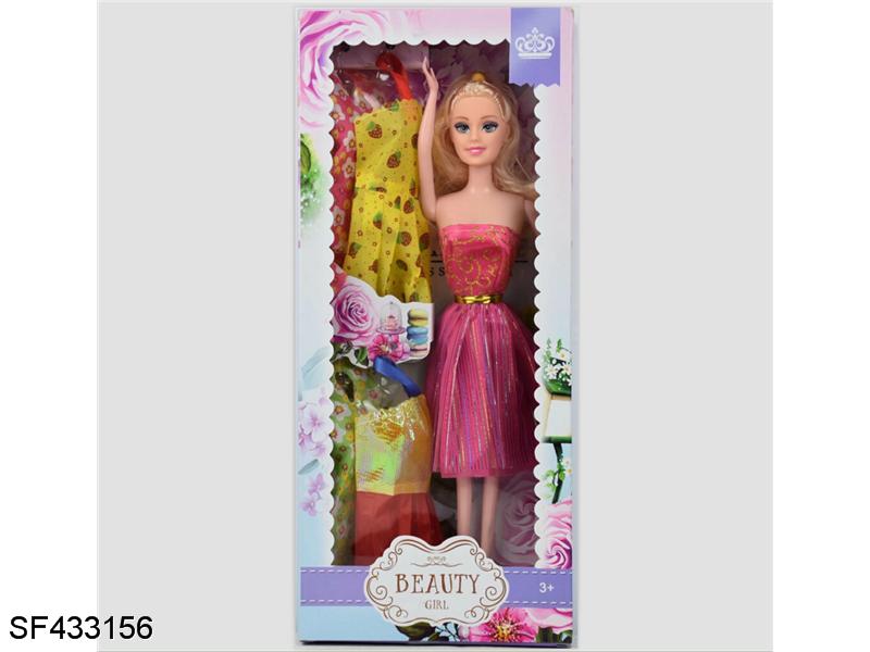 11.5寸实身时装公主芭比带衣服