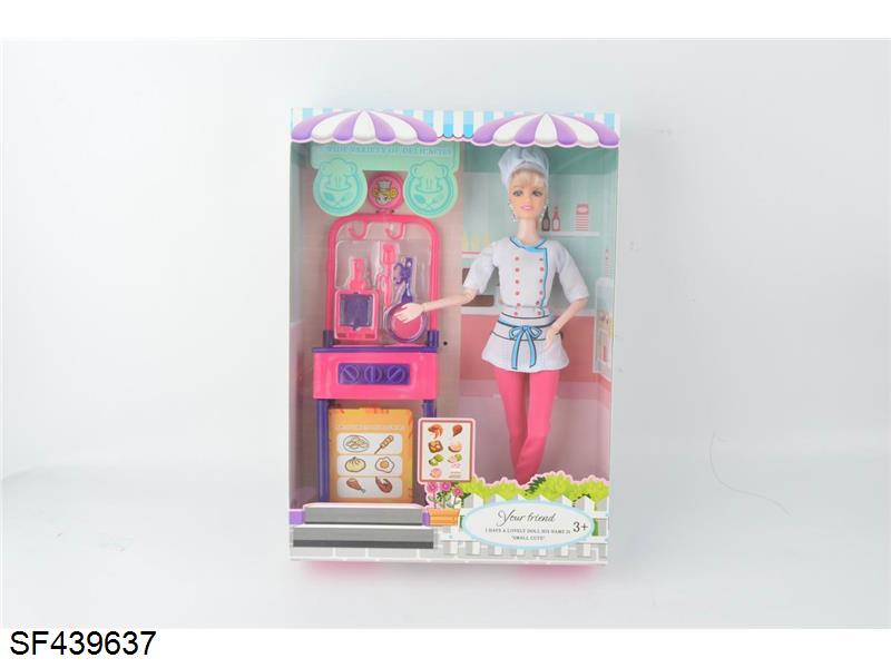 11.5寸芭比娃娃厨房系列