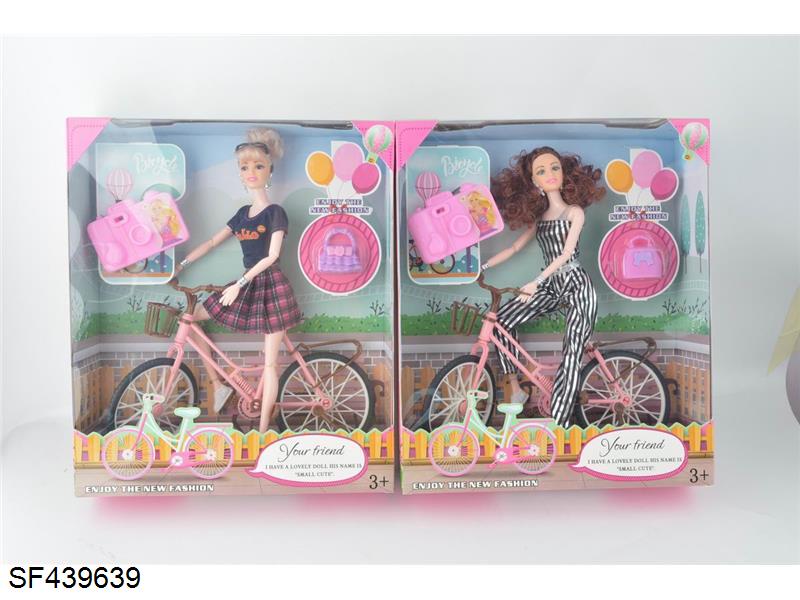 11.5寸单车芭比套装(2款混装)
