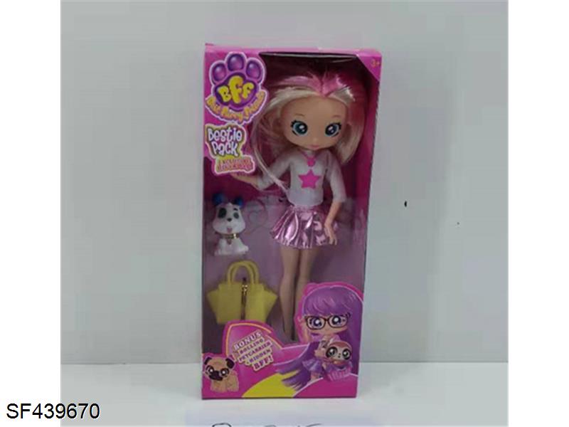 11寸9关节芭比娃娃(3款混装)