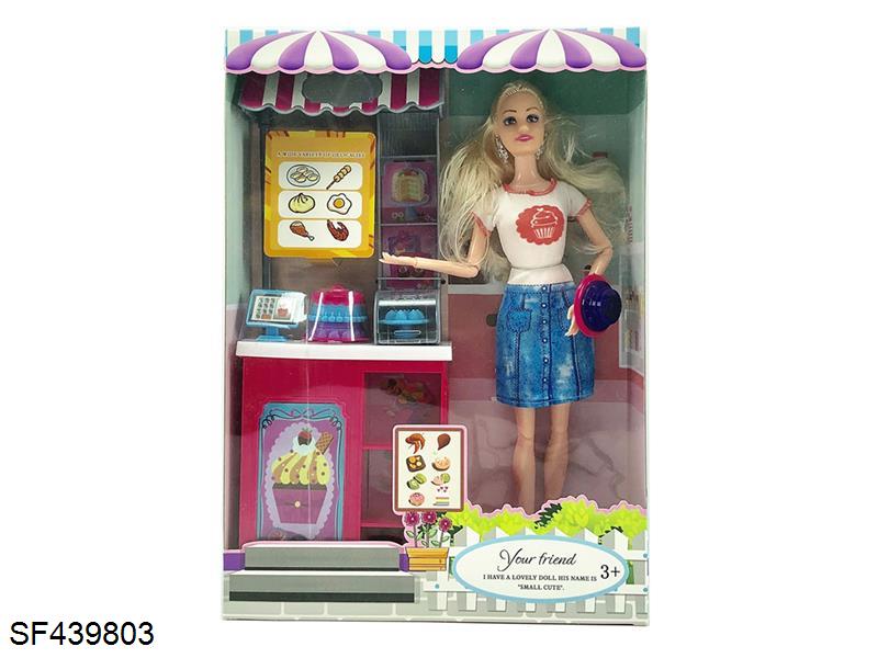 11.5寸厨房芭比娃娃套装