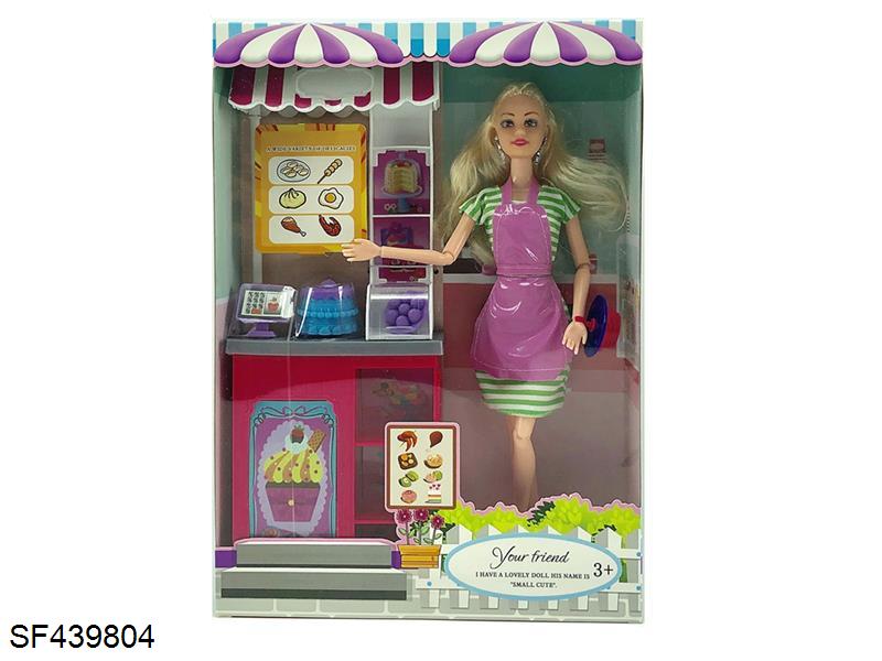 11.5寸厨房芭比娃娃套装
