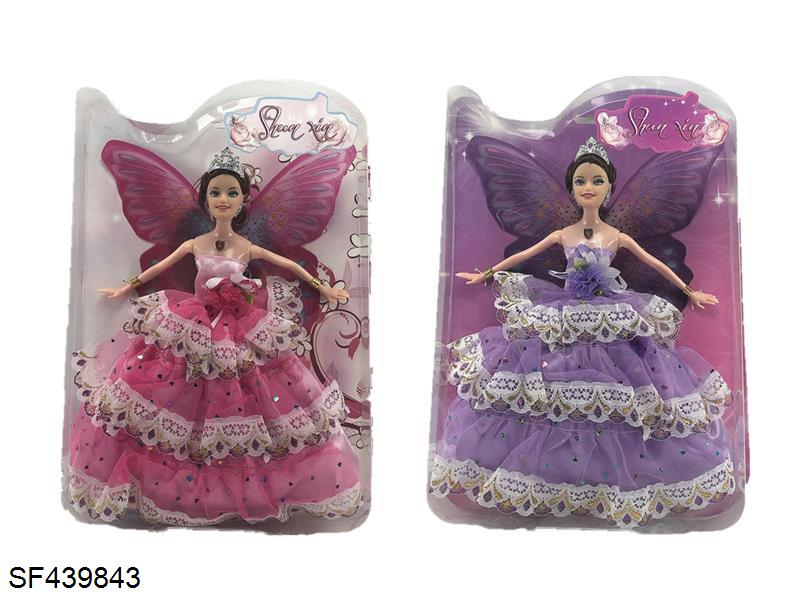 11.5寸实身花仙子芭比娃娃带灯光(2款混装)