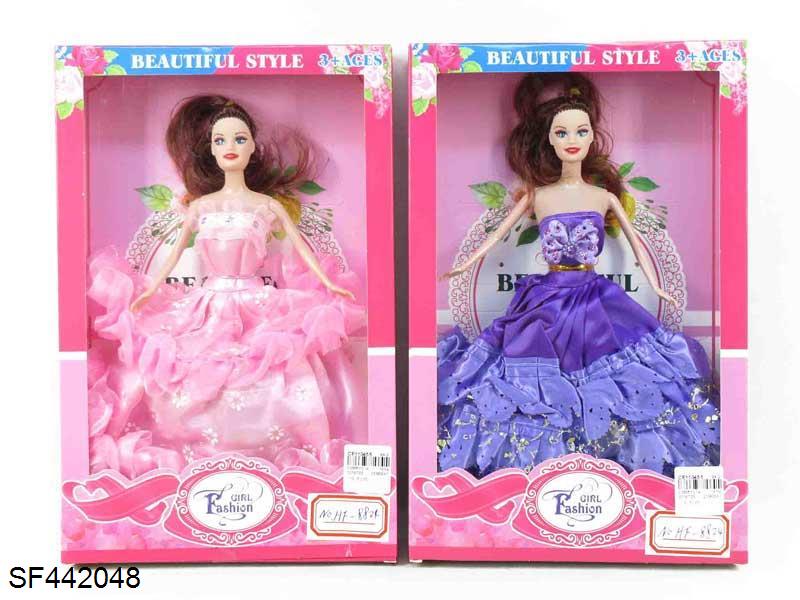 11.5寸实身婚纱芭比2款混装
