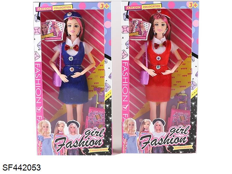 11.5寸12关节实身时装芭比带配件