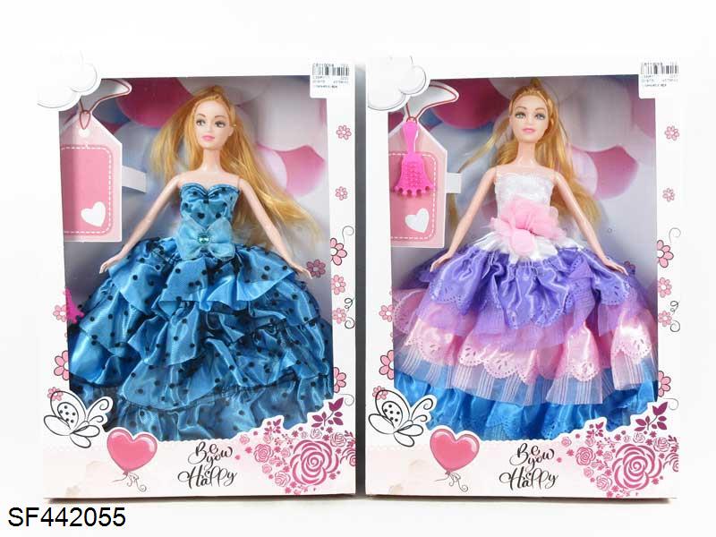 11.5寸实身婚纱芭比2款混装
