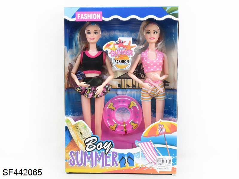11.5寸9关节实身夏天泳装芭比