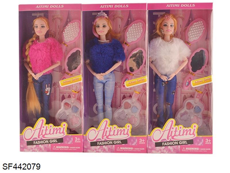 11.5寸12关节实身时装芭比带配件