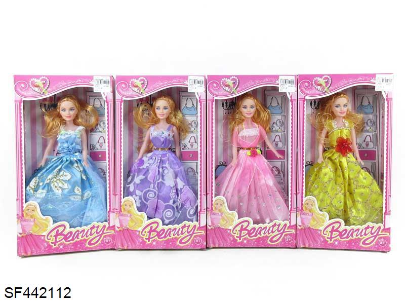 11.5寸空身婚纱芭比四款混装