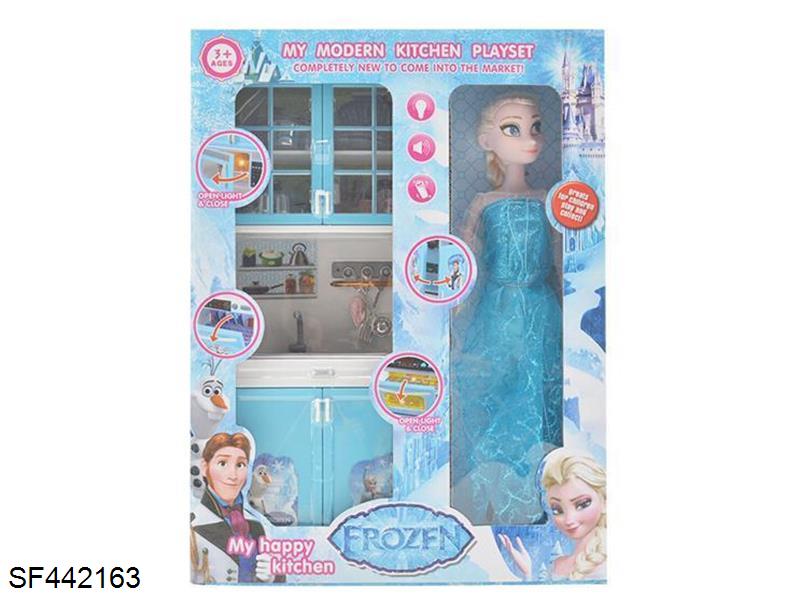 冰雪公主厨房系列配芭比