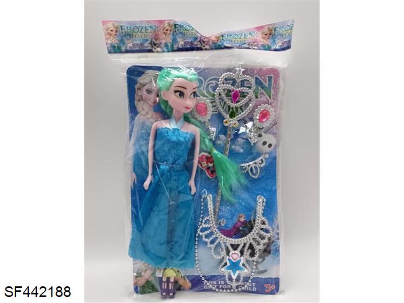 冰雪公主配魔法棒/皇冠等6款配件