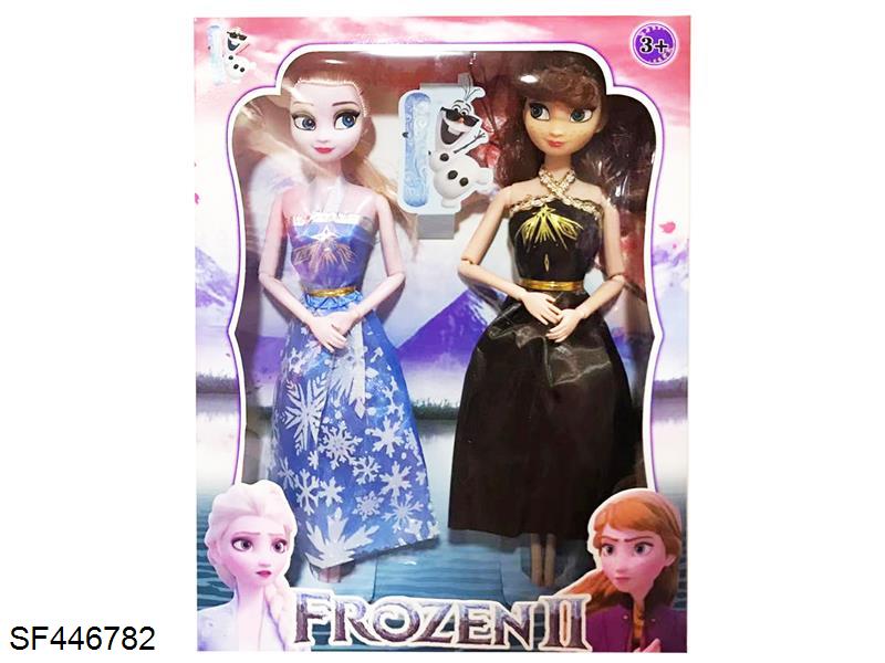 11寸9关节冰雪奇缘芭比(双人装)