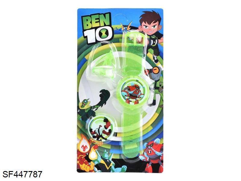 BEN10手表带灯光音乐/时间功能