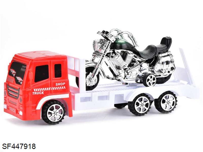 惯性工程车载哈雷摩托车(红/蓝/黄/绿)