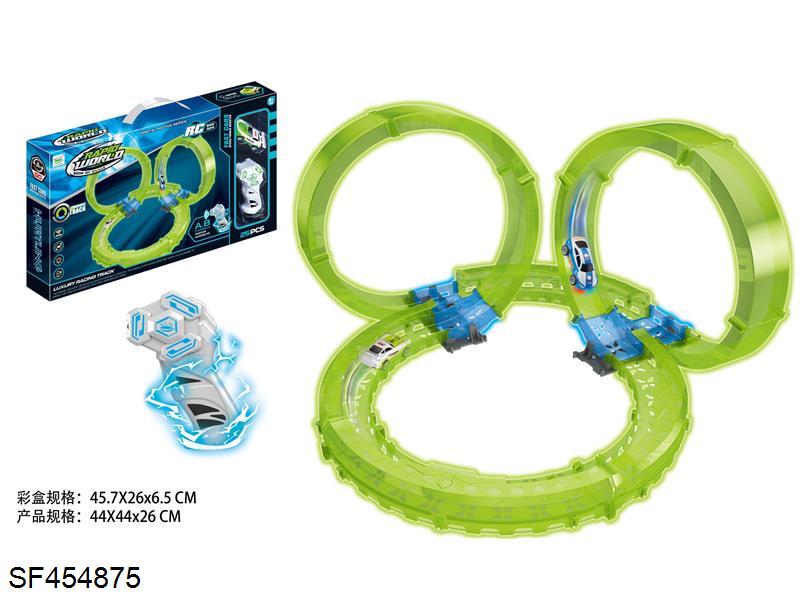 高速遥控夜光轨道车