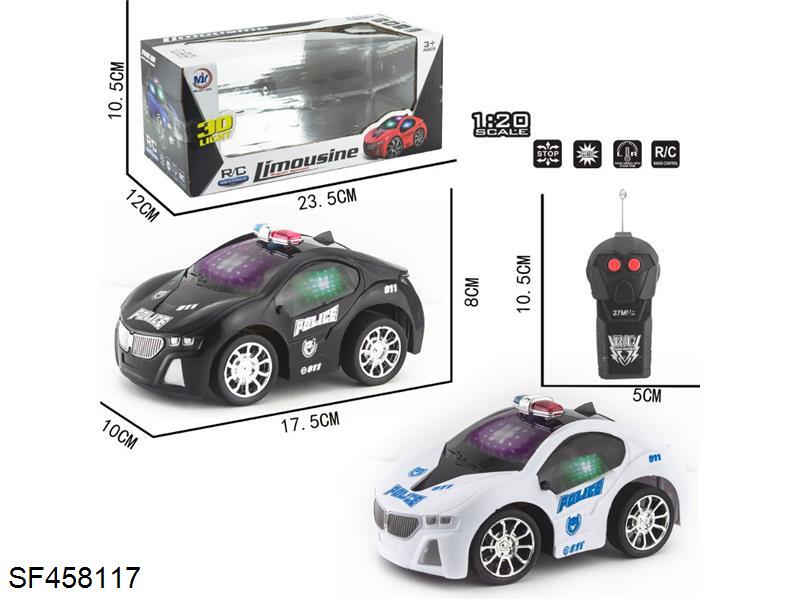 Q版宝马黑窗二通遥控警车