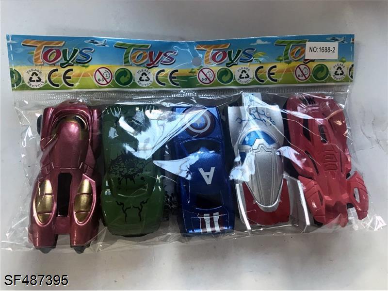 回力复仇者联盟车仔(5只装)