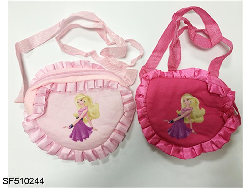 长带印花女孩包包