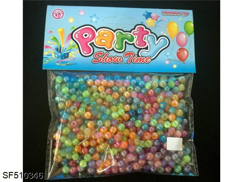 6MM AB彩圆珠 55g/包