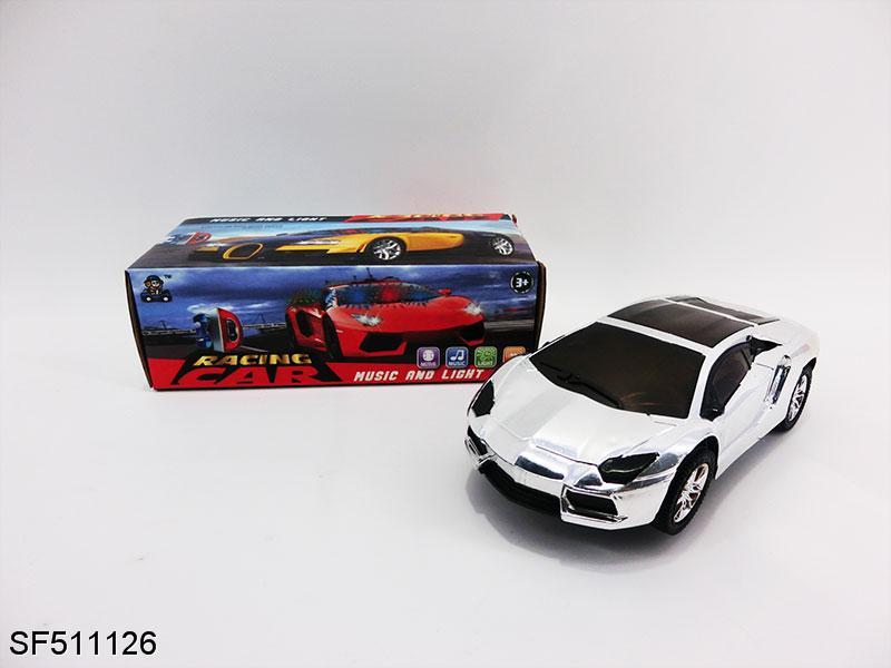 电动万向3D灯光电镀兰博基尼
