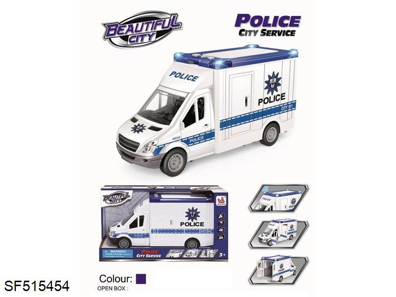 惯性城市警察车(白色)