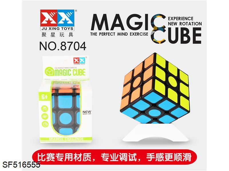 三阶黑色贴纸指尖魔方(6粒装)