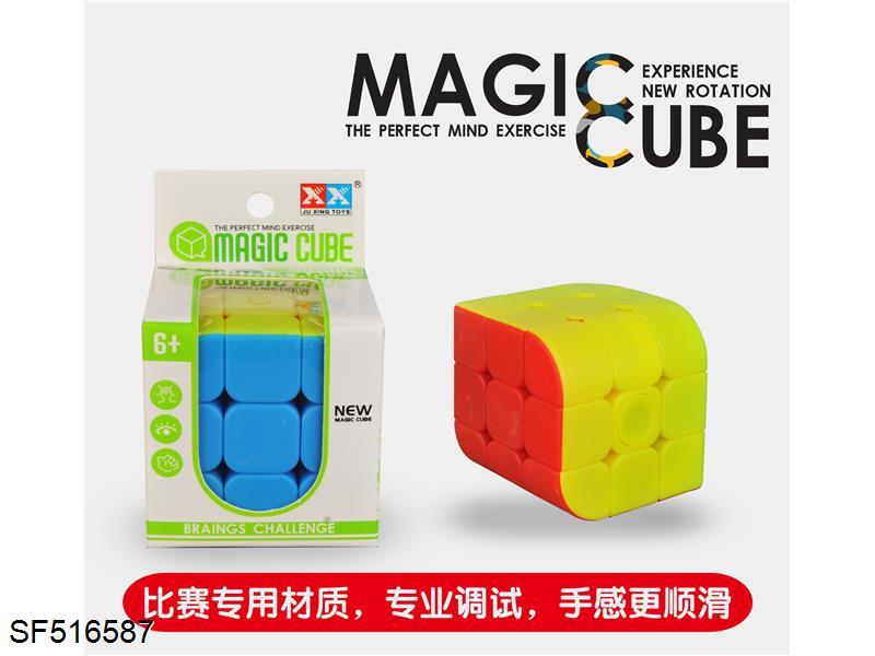 指尖三面体实色魔方(6个装)