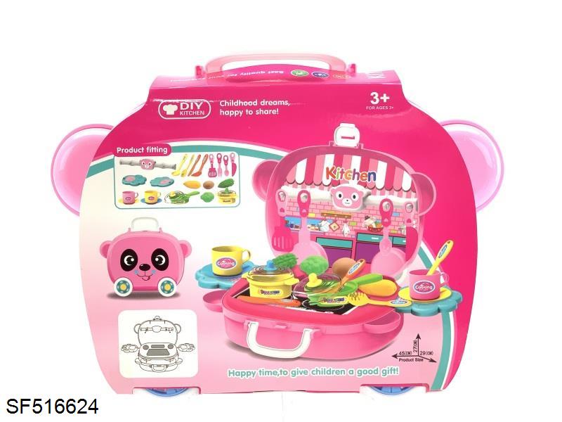 大熊猫餐具手提盒