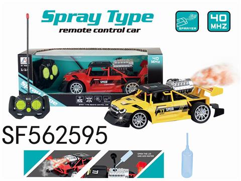 1:18五通喷雾遥控车（带灯光）