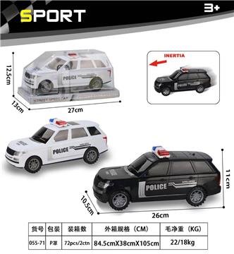 惯性路虎警车