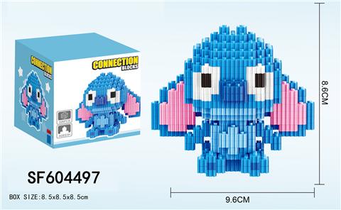 蓝色史迪仔baby积木(326PCS)