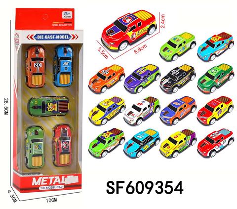 1:64铁皮回力皮卡车