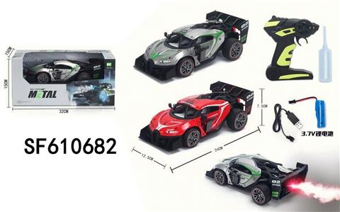 2.4G合金高速喷雾遥控车(包电)