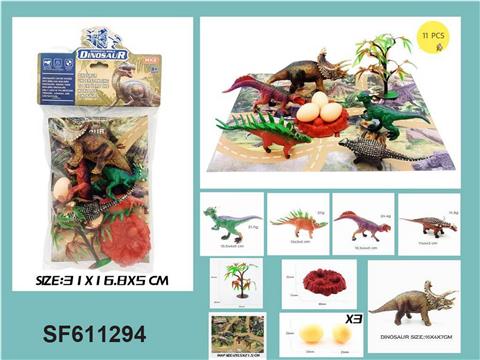恐龙场景地图套装(11PCS)