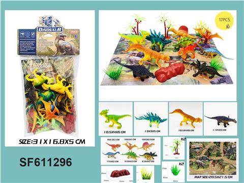 恐龙场景地图套装(17PCS)